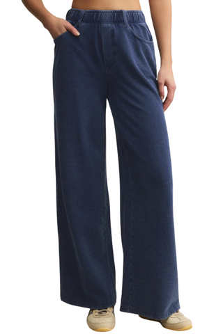 Entourage Knit Denim Pant, Indigo