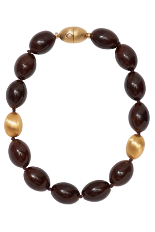 Triana Collar Necklace, Brown