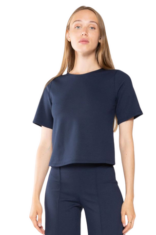 Ponte Long Top, Navy