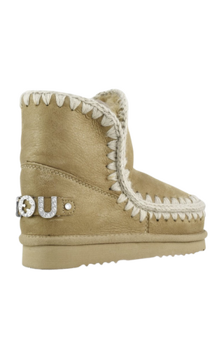 Eskimo 18 Rhinestone Logo Bootie, Dust Tobacco