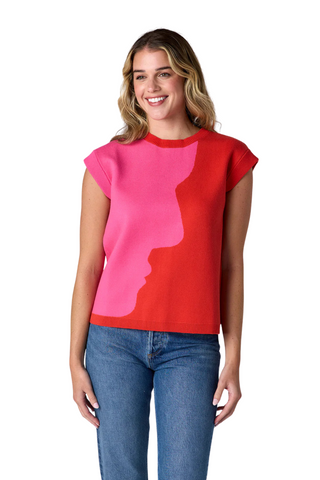 Leo Sweater, Reflection Colorblock