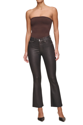 Bridget Boot Crop Jean, Chocolate Coated