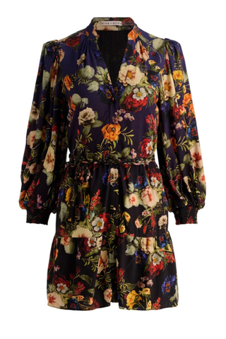 Antonette Mini Dress, Magic Garden