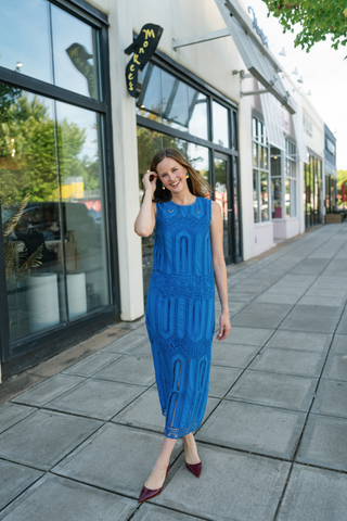 Stowe Dress, French Blue
