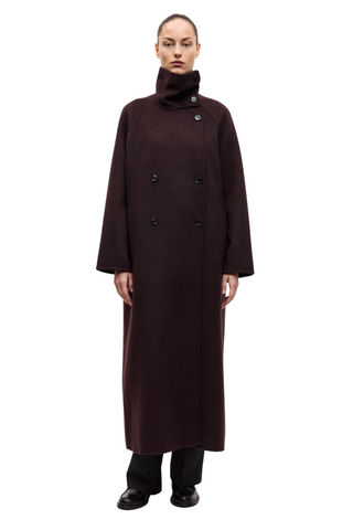 Sahanne Coat, Black Coffee