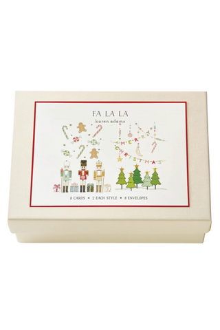 Fa La La Note Card Box