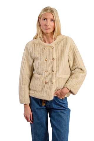 Woven Jacket, Beige