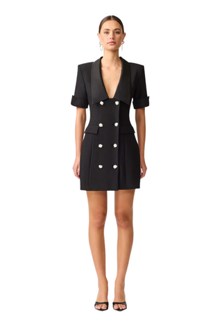 Ruby Blazer Dress, Black