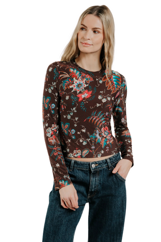 Sarafina Tee, Charlotte Floral Print