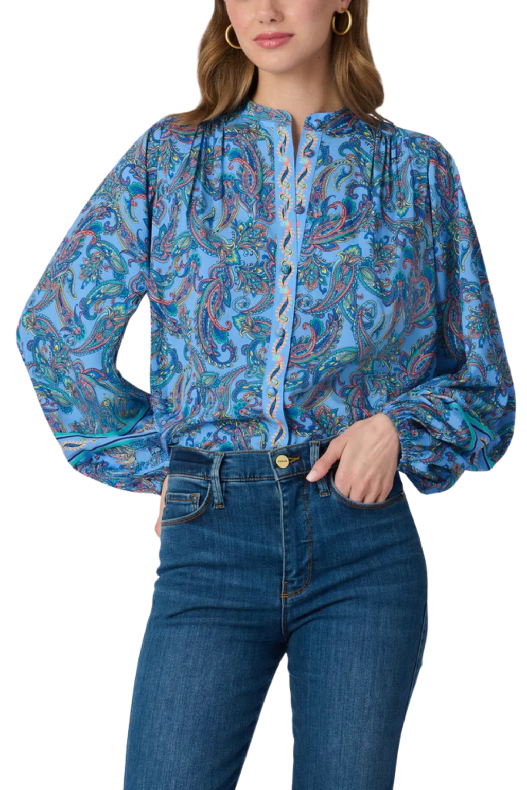 Cameron Top, Blue Multi – Monkee's of the West End