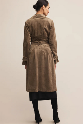 Dorian Suede Trench Coat, Retreat