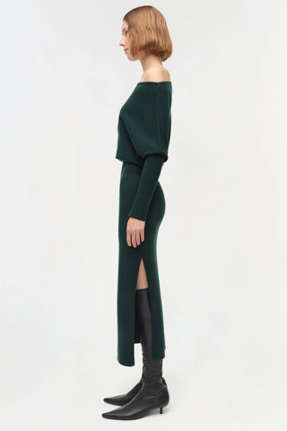 Janese Midi Dress, Emerald