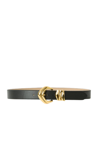 Cassian Belt, Black + Gold