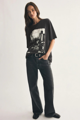 Big Apple City Tee, Black Sand