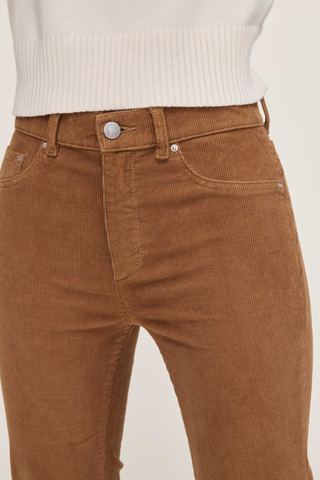 Bridget Boot Crop Corduroy, Teakwood