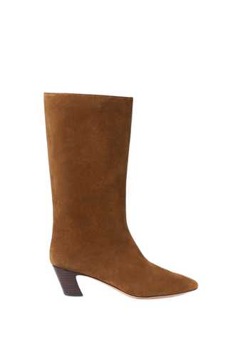 Cleo Kicked Heel Boot, Cacao