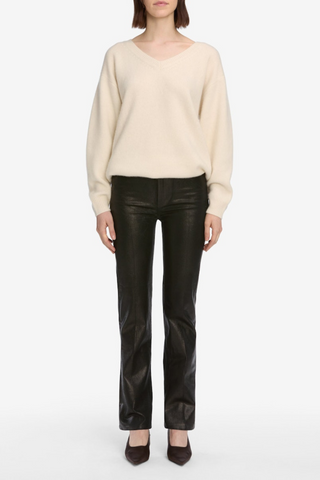 Le Sleek Straight Pant, Mood Ring Coated