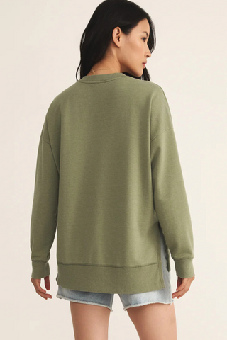 Modern V-Neck Weekender, Avocado