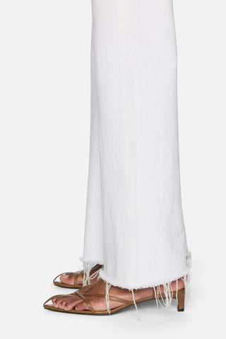 The Lax Jeans, White Raw Fray