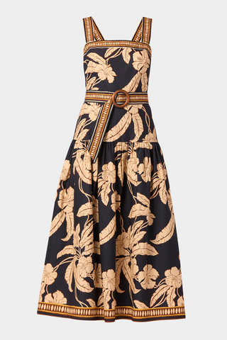 Kora Dress, Navy/Khaki