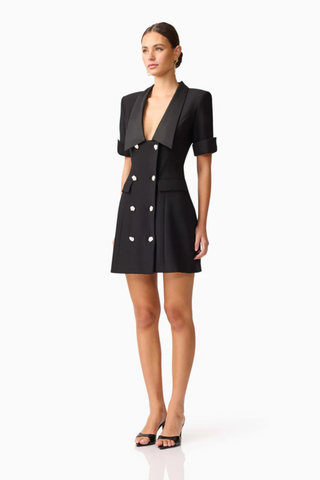 Ruby Blazer Dress, Black