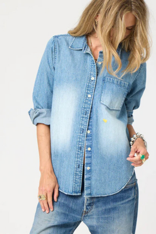 Lightweight Denim Shirt, True Denim