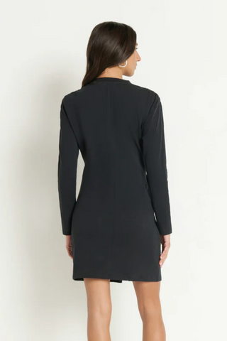 Taylor Wrap Dress, Jet Black