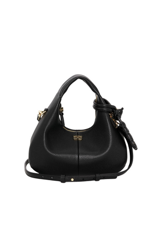 Hobo Mini Grained Bag, Black