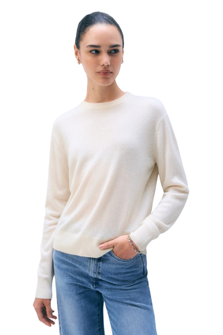 Cashmere Crew, Soft White