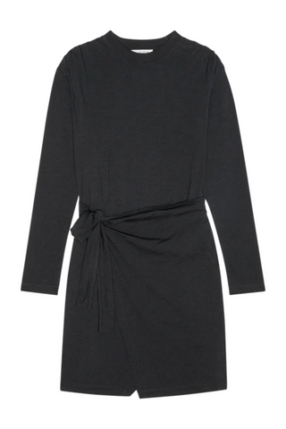 Taylor Wrap Dress, Jet Black