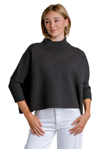 Aja Sweater, Charcoal