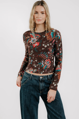 Sarafina Tee, Charlotte Floral Print