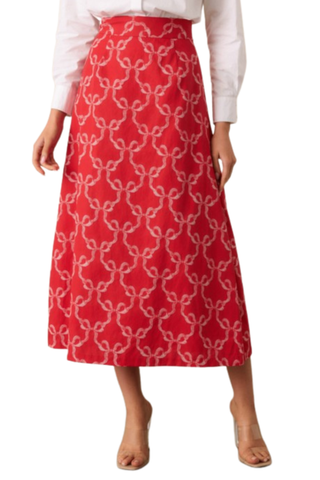 River Midi Skirt, Bow + Behold