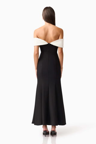 Ruby Gown, Black/White
