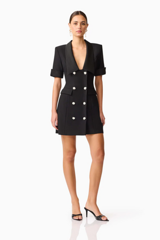 Ruby Blazer Dress, Black