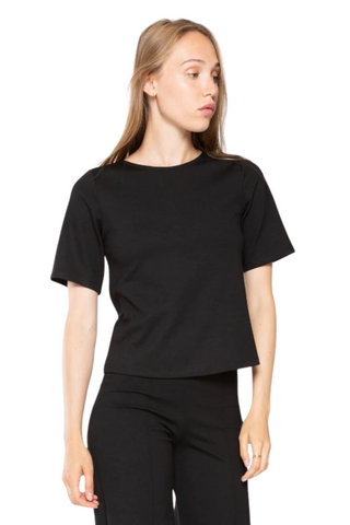 Ponte Long Top, Black