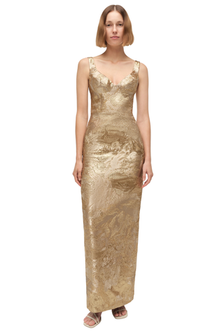Viella Gown, Gold