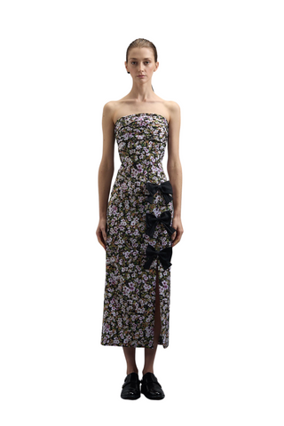 Violeta Dress, Green Sakura