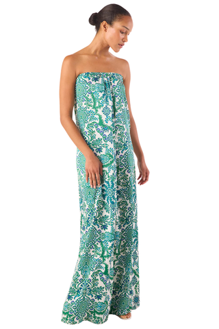 Divina Dress, Reflective Botanical