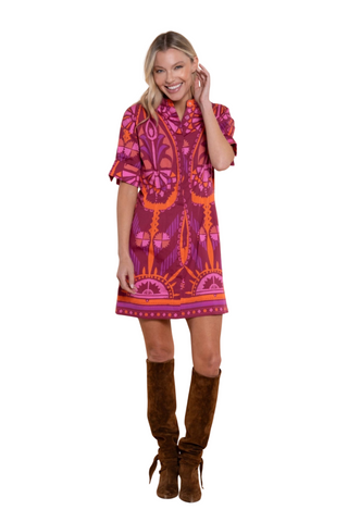 Parker Dress, Sangria Batik