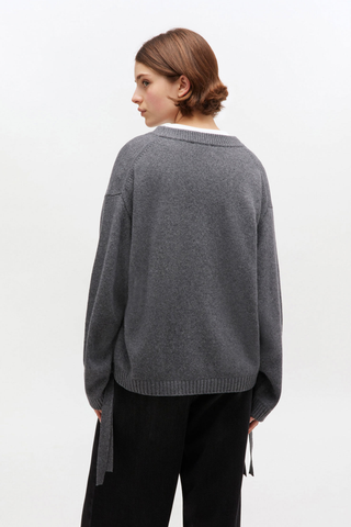 Future Wool Mix Sweater, Charcoal Grey