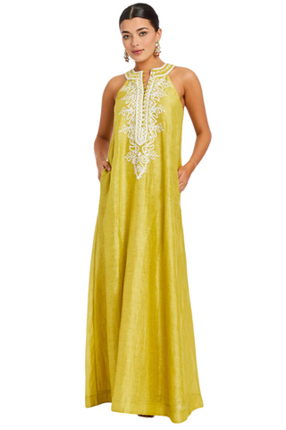 Merida Gown, Chartreuse Yellow
