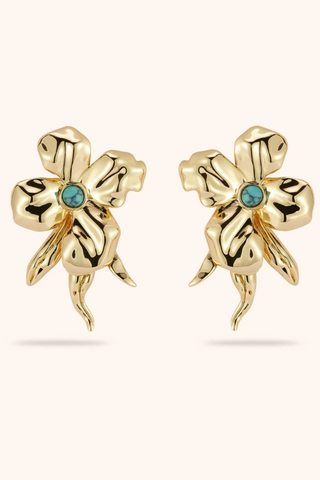 Valerie Earrings, Turquoise