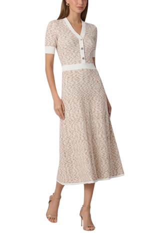 Alison Dress, Neutral Multi/Optic