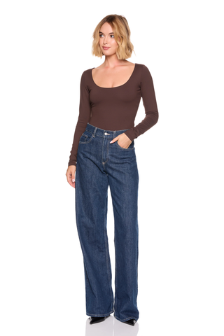 Scoop Front Tee, Java