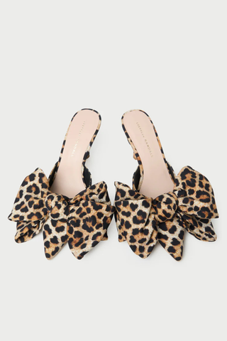 Margot Bow Mule, Leopard