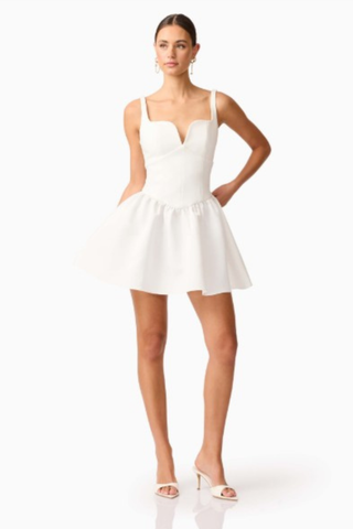 Hester Mini Dress, Ivory