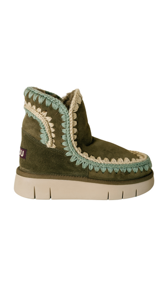 Bounce Overstitch Bootie, Moss