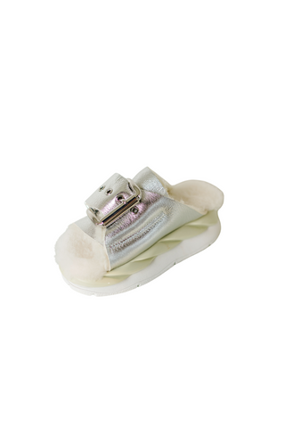 Mellow Laze Sandals, Silver