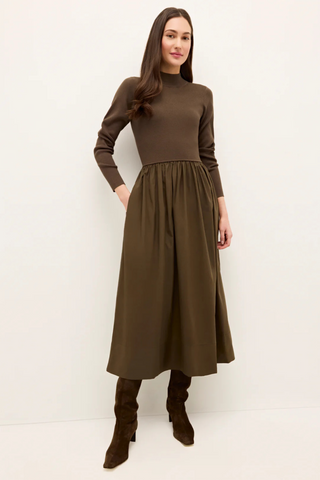 Barrett Dress, Carob
